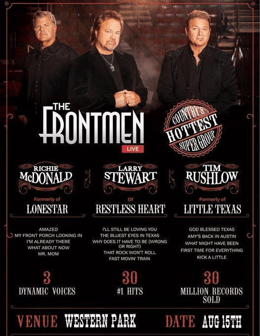 ‘The Frontmen’ In Concert This Thursday At The Uintah County Fair