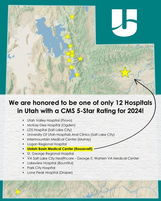 Uintah Basin Healthcare Receives CMS 5-Star Rating For 2024