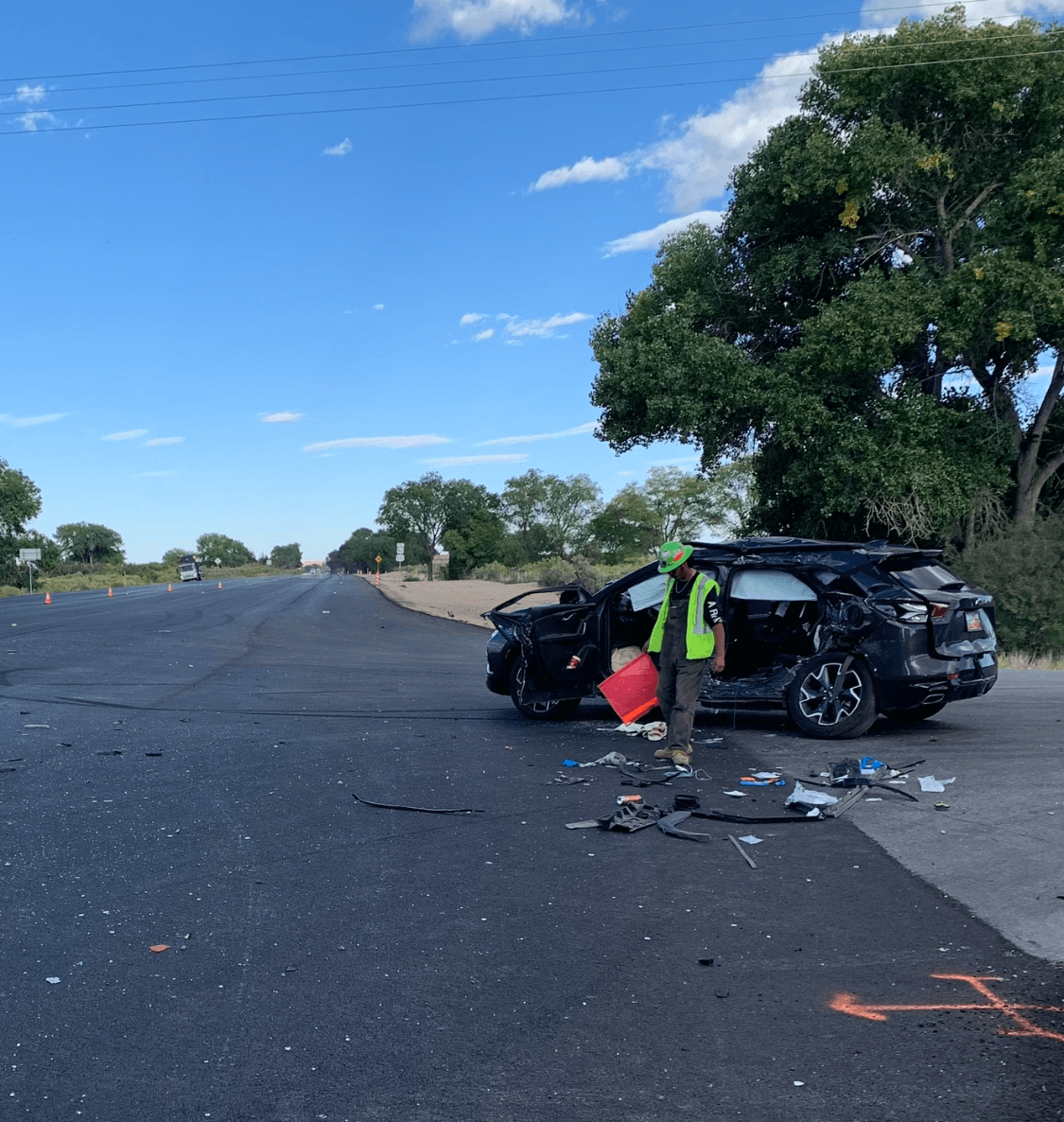 Critical Crash on Highway 40 Near Bridgeland Intersection