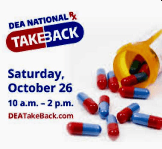 DEA National Drug Takeback Day This Saturday