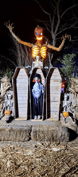 Pierce Family Halloween Light Show Opens to Spook Visitors