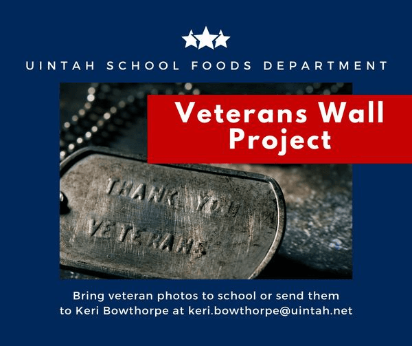 Uintah School District Calls For Photos Of Veterans For “Veterans Walls”