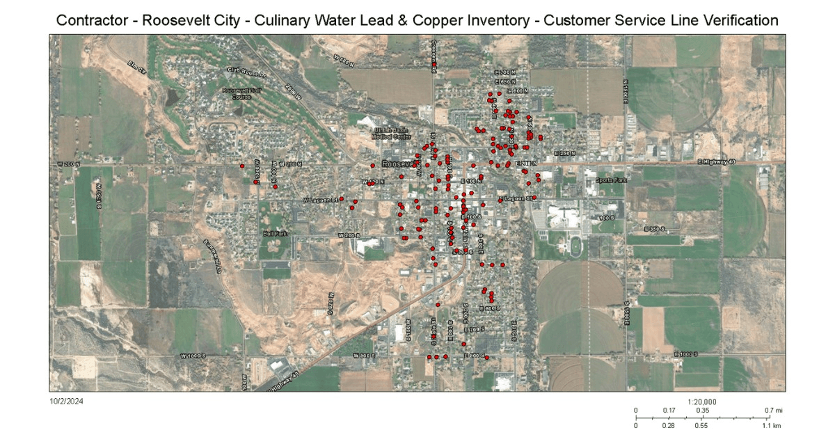 Water Line Material Survey For Roosevelt City Residents