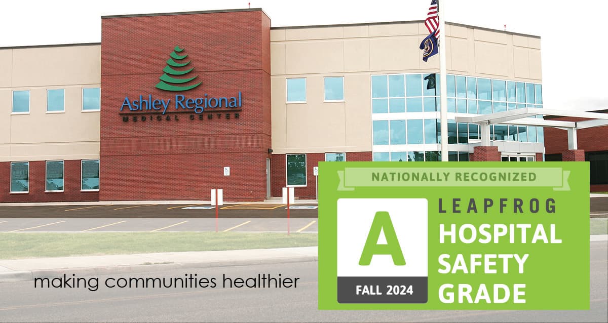 Ashley Regional Medical Center Earns ‘A’ Hospital Safety Grade