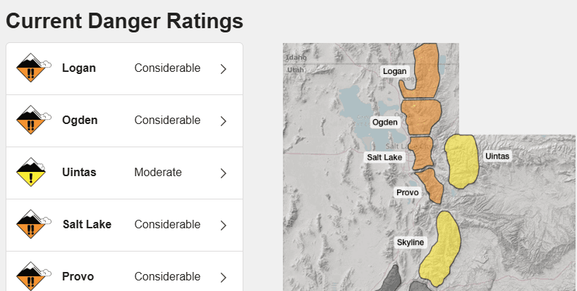 Utah Avalanche Center Reports Moderate Avalanche Danger In Uintas