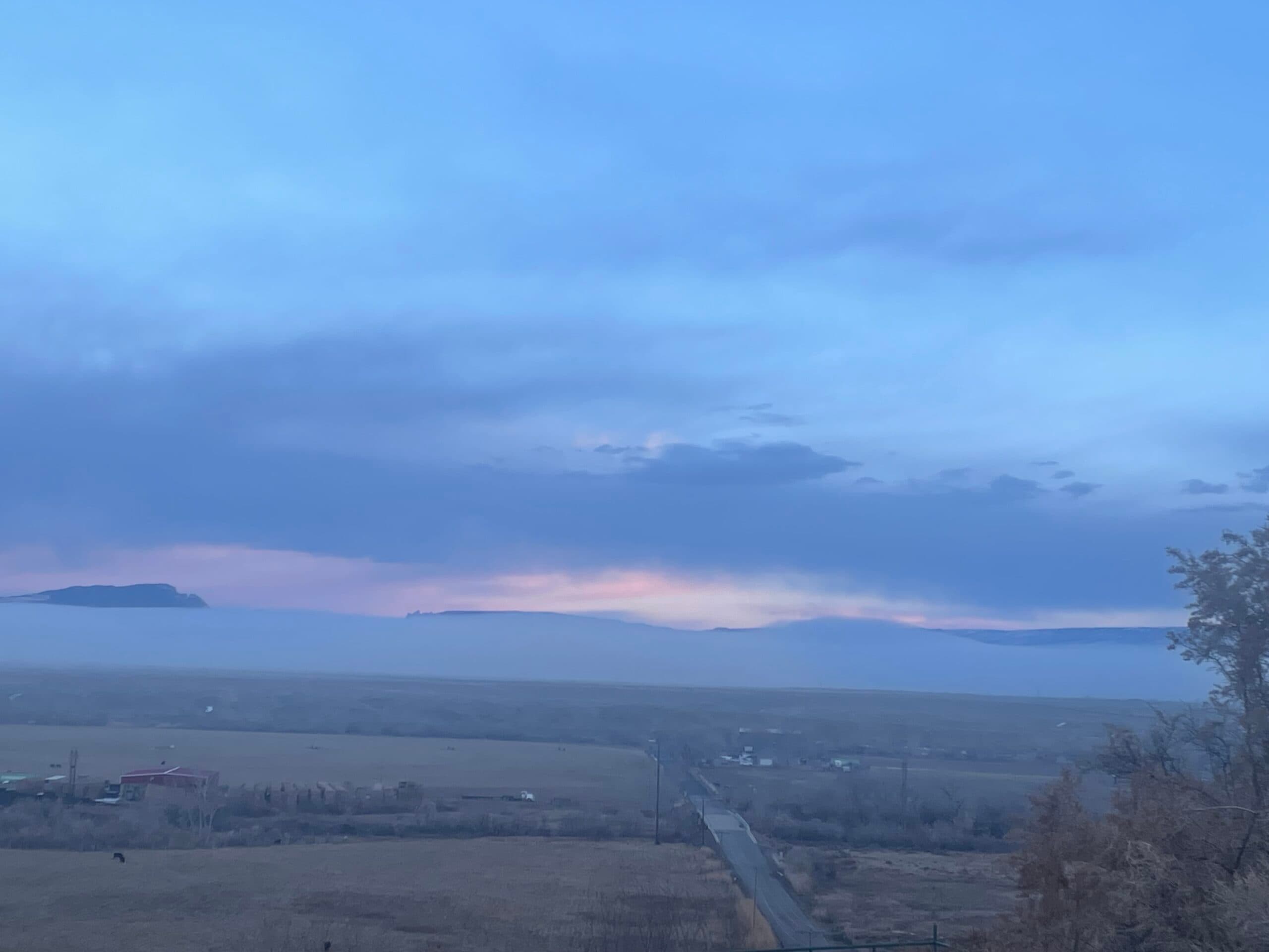 Dense Fog Creates Low Visibility In Uintah County