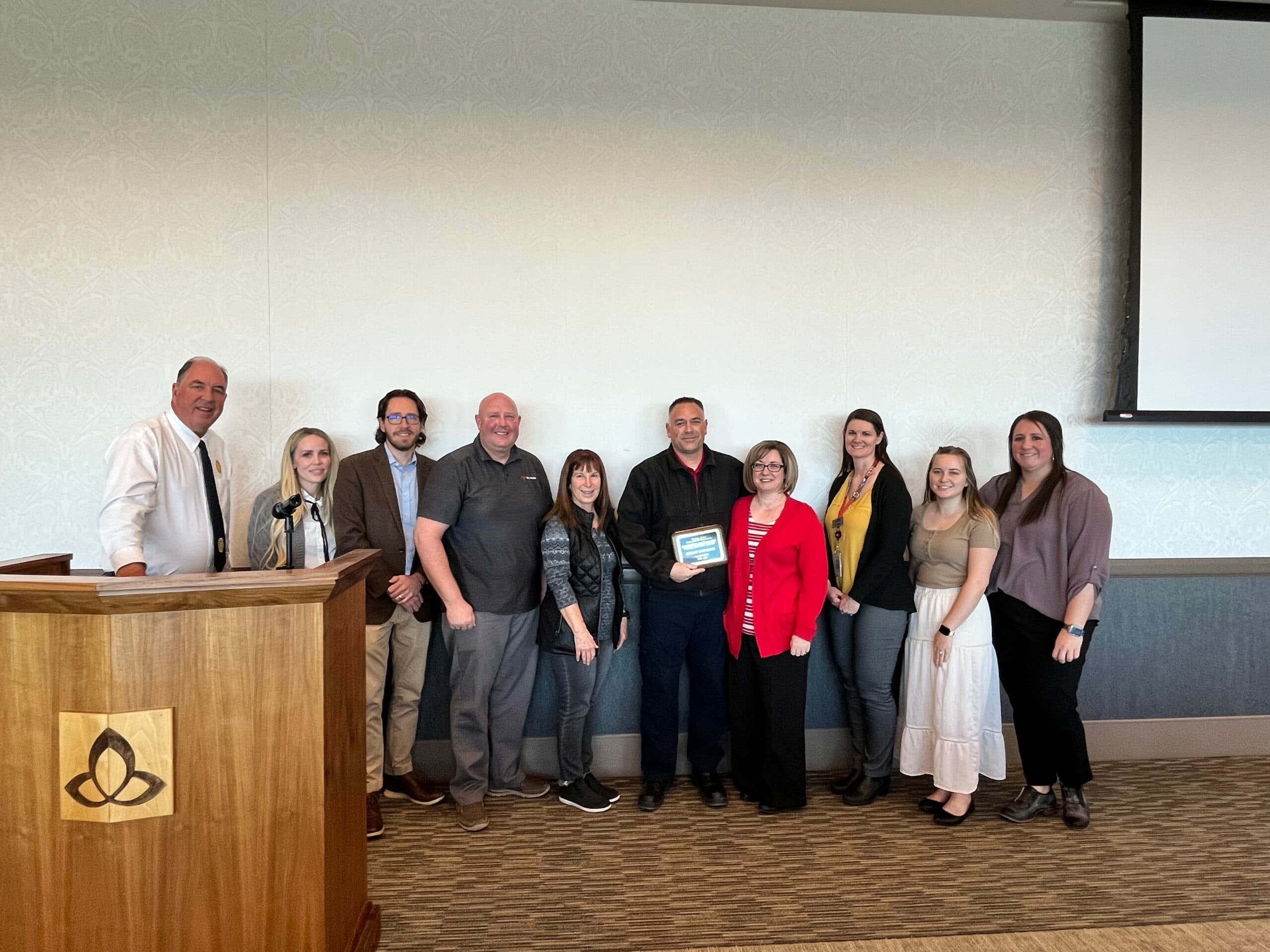 Jeremy Raymond Receives Outstanding Public Servant Award