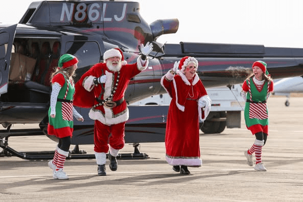 Angel Flight Pilots Deliver Santa And Christmas To Local Children