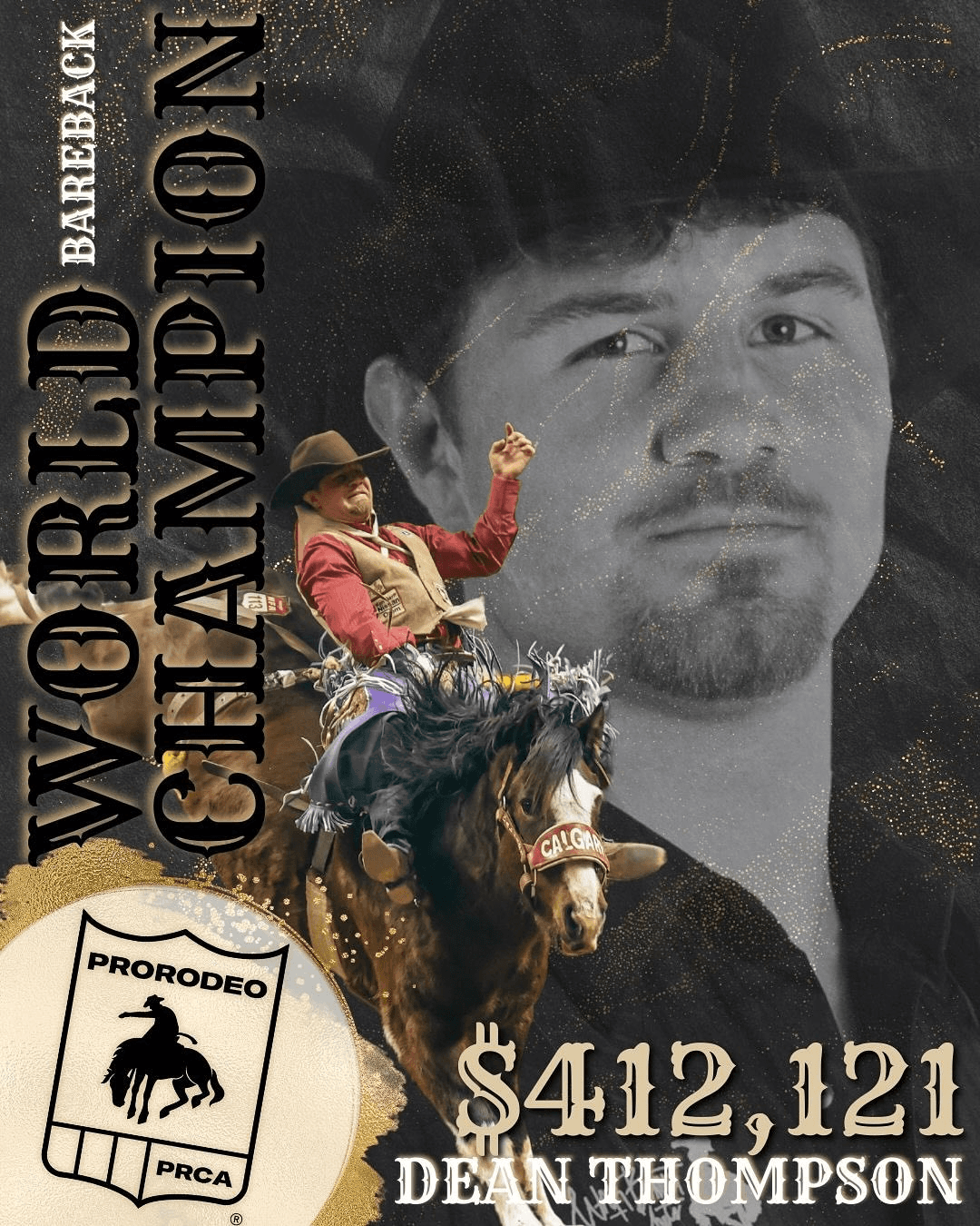 Frost Named Bull Riding/Thompson Named Bareback Riding World Champions