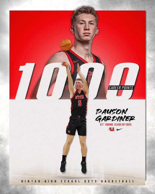 Uintah Senior Scores 1,000th Career Point