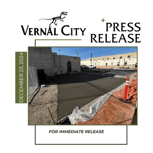 Vernal City Cobble Rock Parking Lot/Vernal Avenue Project Updates