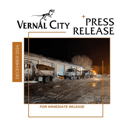 Vernal City Reminds Public Of Snow Removal Responsibilities