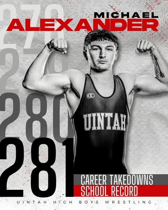 New Uintah Wrestling Record Set For Career Takedowns