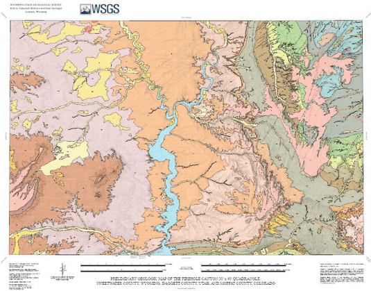 Wyoming Geological Survey Releases Firehole Canyon Quadrangle Geologic Map