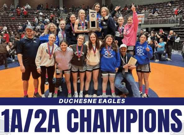Duchesne Girls Wrestling Win 1A/2A State Championship