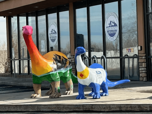 TriCounty Health Welcomes New Dinosaurs With Local Designs