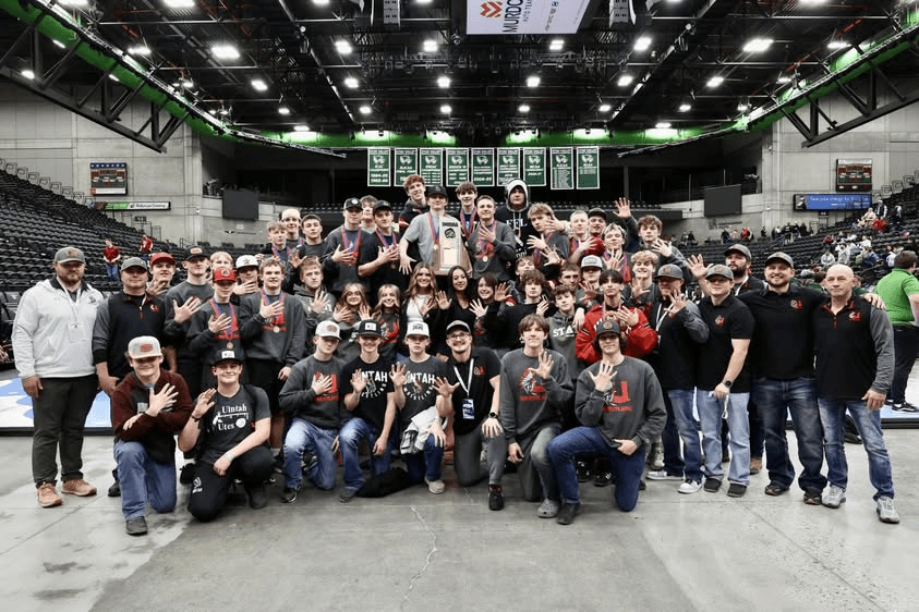 Uintah Boys Wrestling Wins 5th Consecutive State Title