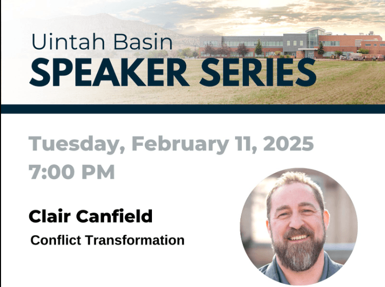 USU Uintah Basin Speaker Series Presentation This Month