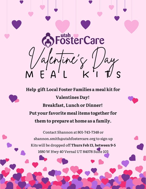 Can You Donate A Valentine’s Day Meal Kit For A Local Foster Family?