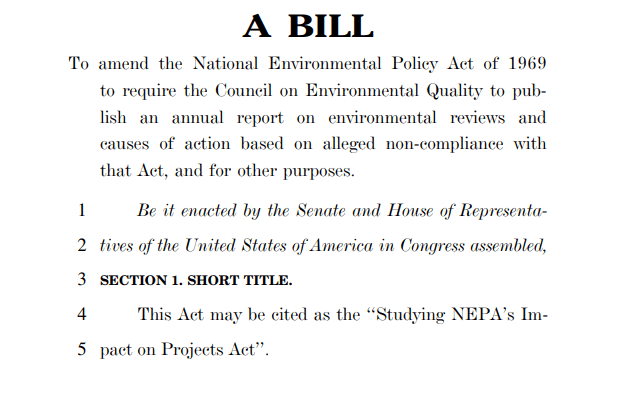 Senator Curtis Introduces Bill To Increase Transparency In Environmental Reviews