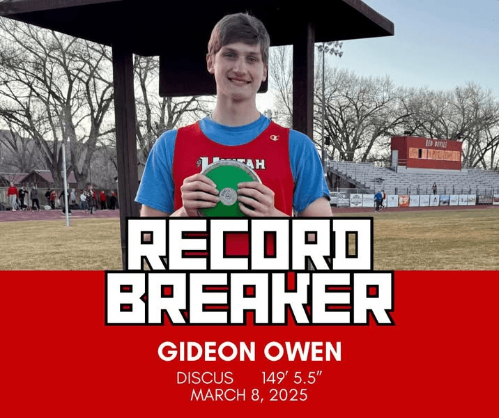Uintah Athlete Breaks 38 Year Discus Record
