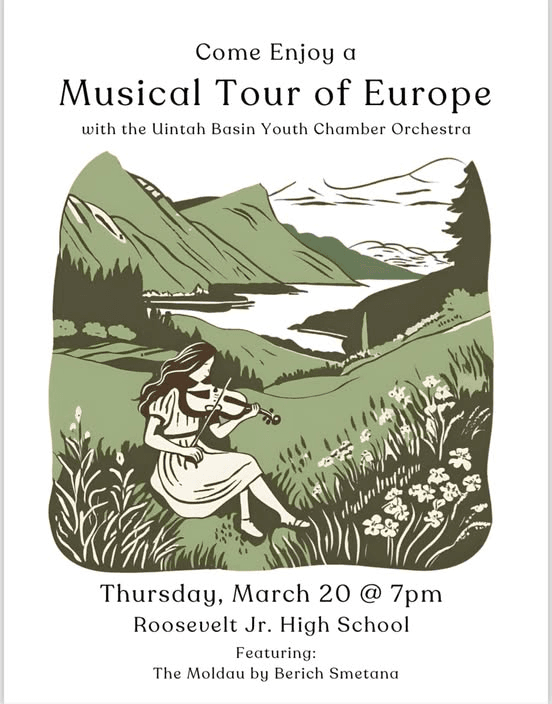 Uintah Basin Youth Chamber Orchestra Presenting First Roosevelt Concert Tonight