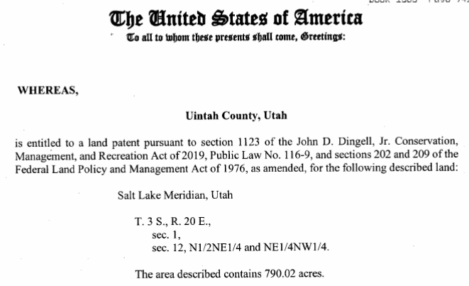 Uintah County Commission To Review Rules For Property In Ashley Gorge