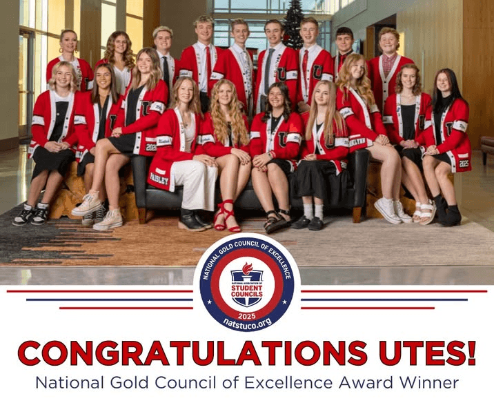 Uintah High Only School In Utah To Earn Coveted National Student Council Award