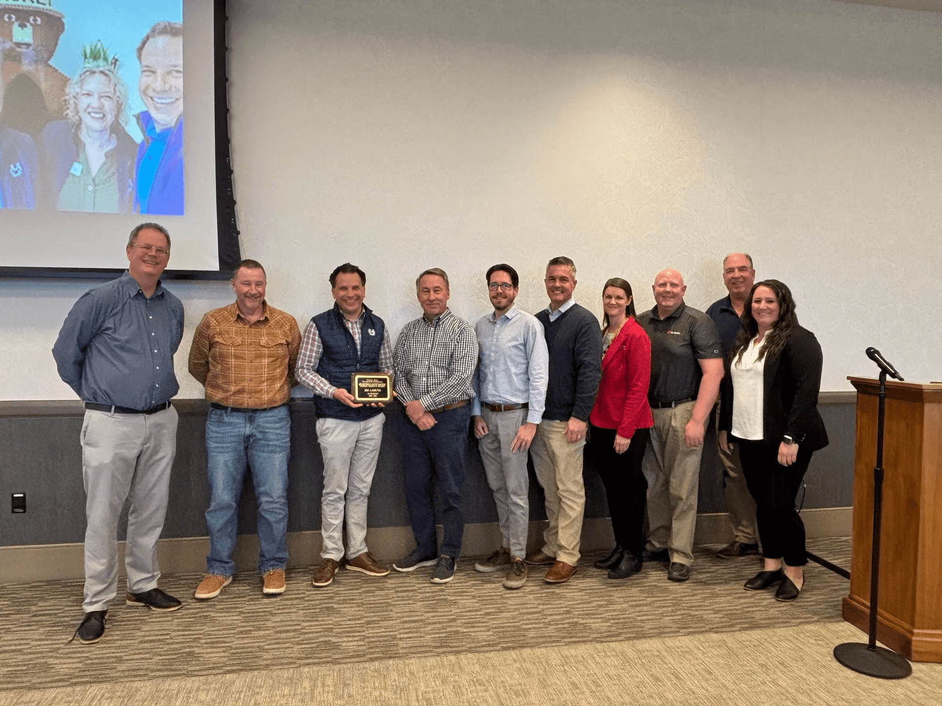 Chamber Quarterly Outstanding Public Service Award Given To Jim LaMuth