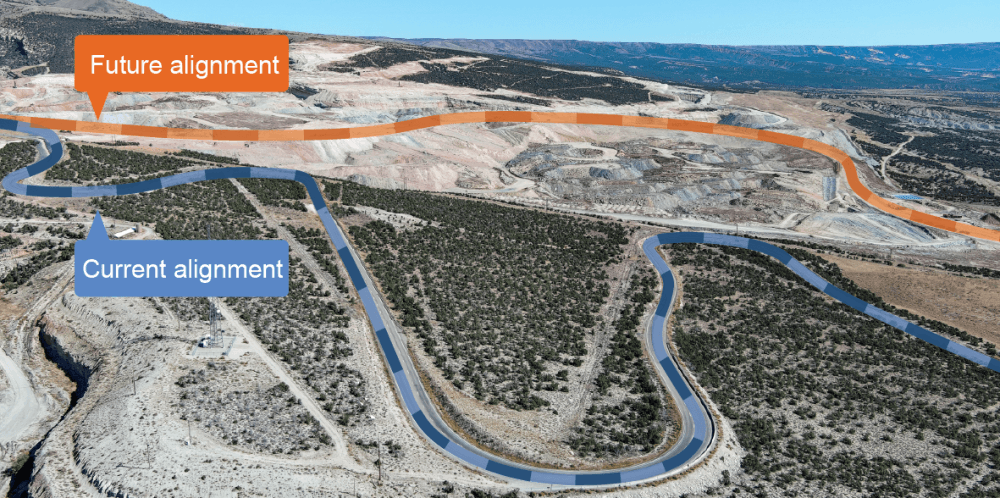 Traffic Officially Diverted Onto New Highway 191 Alignment North Of Vernal