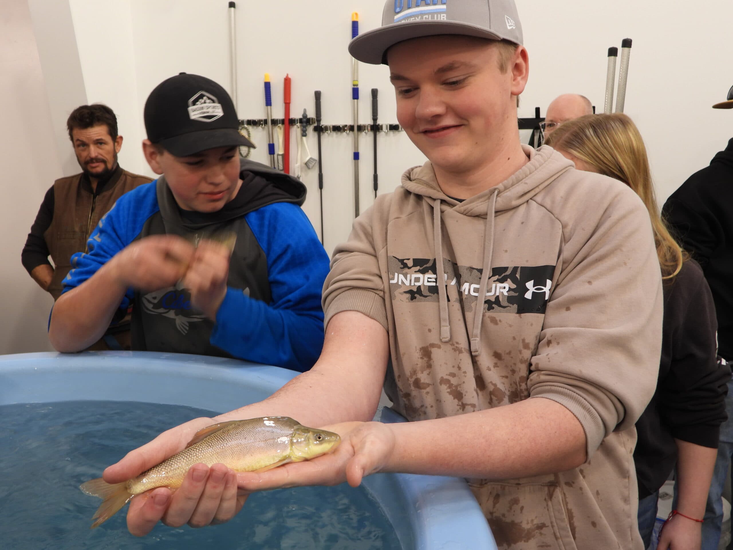 Uintah High Students Release Endangered Fish Raised In Hatchery Program