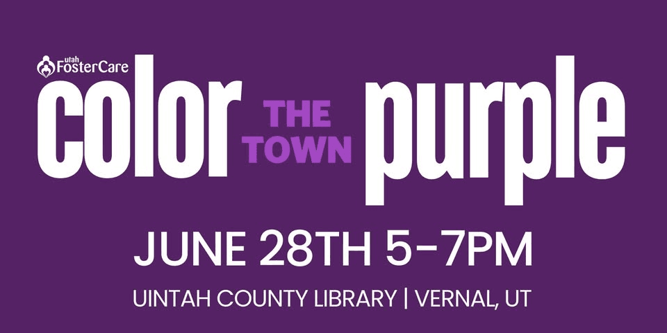 Utah Foster Care Invites Community To ‘Color The Town Purple’ Event