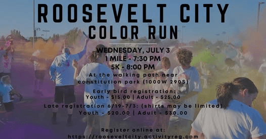Roosevelt City Announces July 4th Holiday Family Activities
