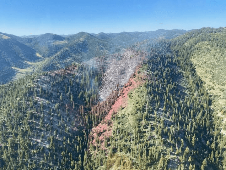 Lightning Caused Sterling Fire Located South Of Duchesne