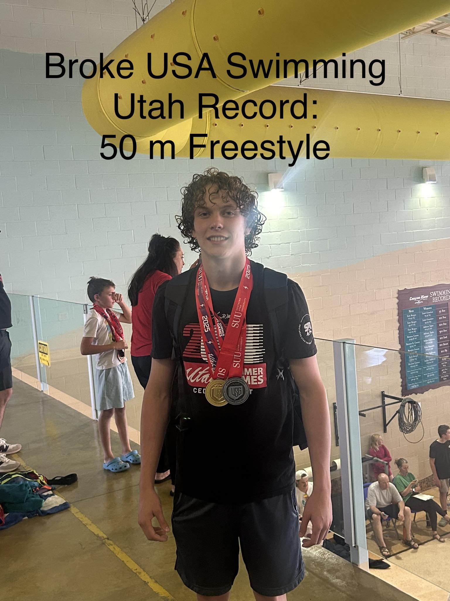 Vernal Teen Breaks State Swim Record At Utah Summer Games In Cedar City