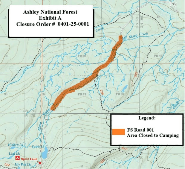 Ashley National Forest Announces Weekly Closures On Spirit Lake Road