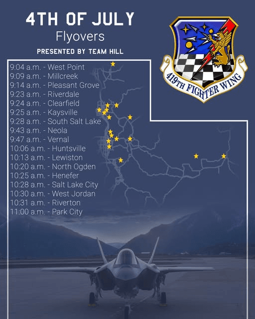 Look To The Sky Friday Morning For 4th Of July Flyover