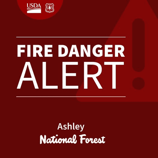 Ashley National Forest Warns Of High Fire Danger