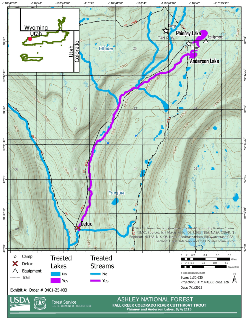 Forest Closure Ordered For Fall Creek, Anderson, And Phinney Lakes
