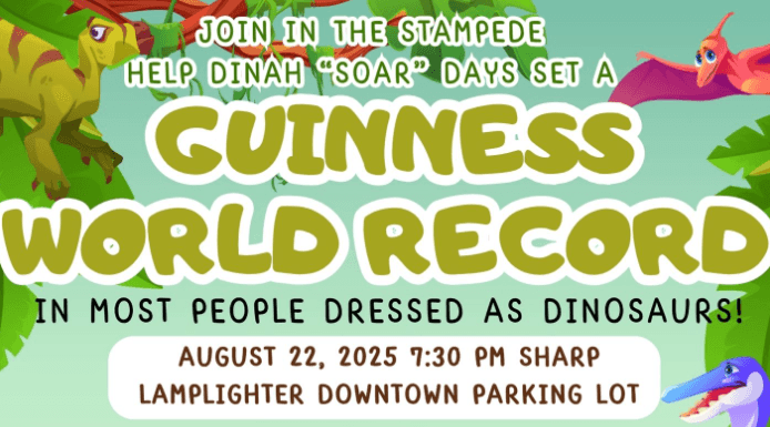 Dress As A Dinosaur And Help Break Guinness World Record
