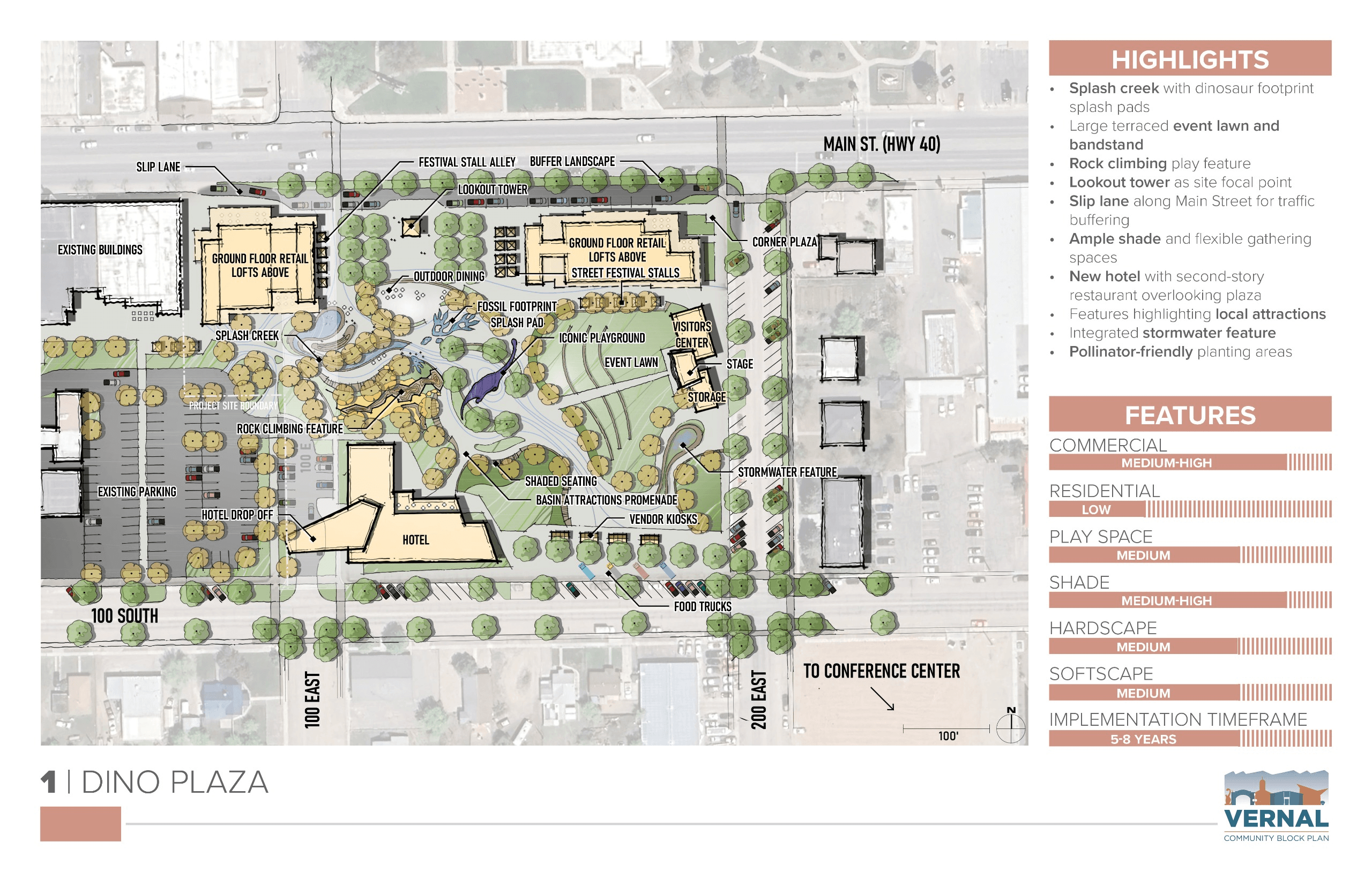 Vernal City Shares Concept Designs For Lamplighter Block; Feedback Invited