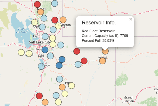 Utah Reservoir Levels In Drastic Decline