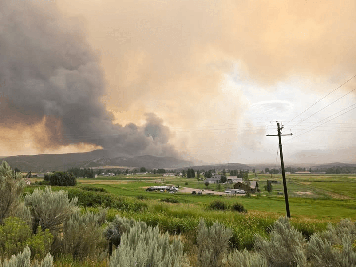 Winds Continue To Increase Fire Behavior in Rio Blanco County