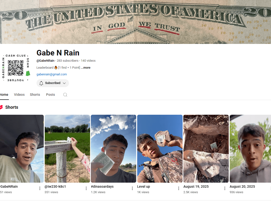 Local Couple Using ‘ Gabe N Rain’ Cash Find Channel To Get People Outside
