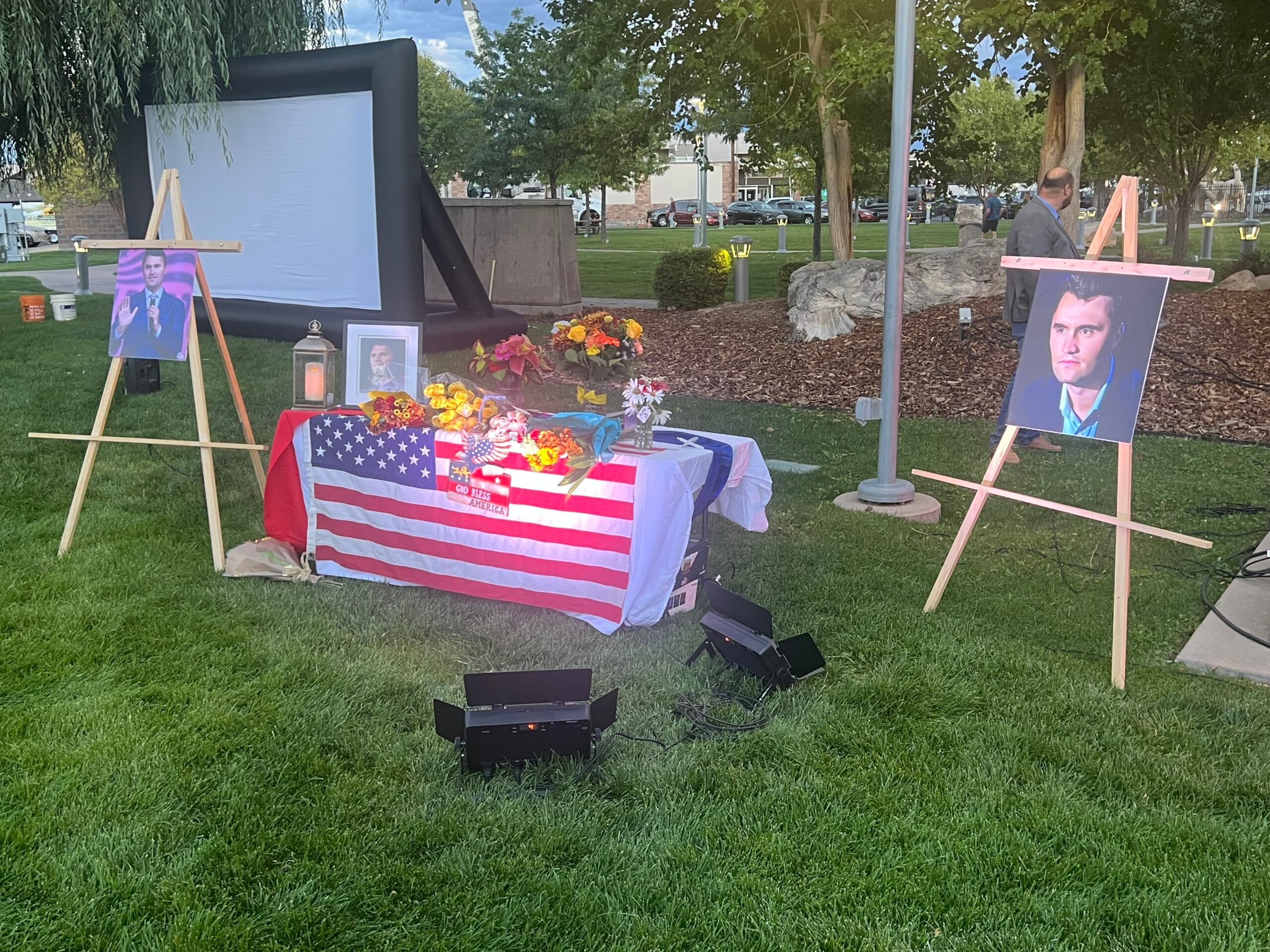 Candlelight Vigils In Memory Of Charlie Kirk Held Locally