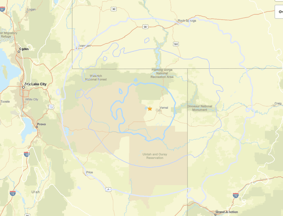 Magnitude 4.1 Earthquake Reported In Uintah County