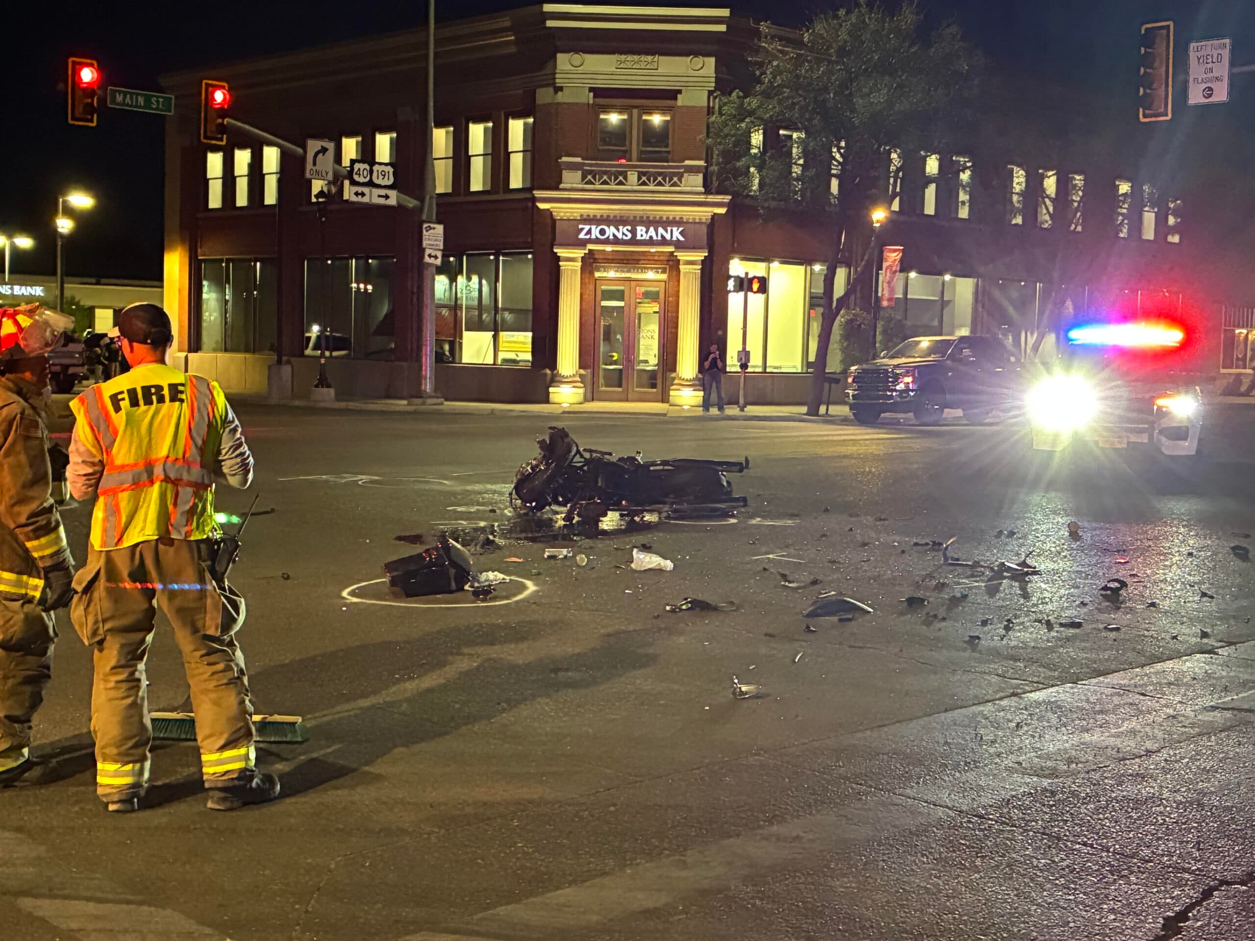 Motorcyclist In Fight For Life Following Motorcycle/Car Crash
