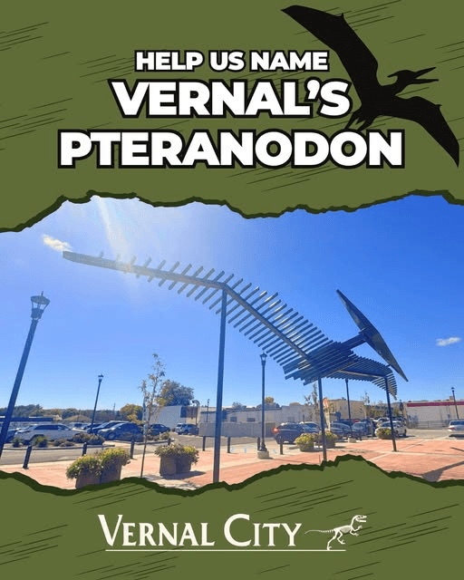 Help Name Vernal’s Newest Dinosaur Structure And Come Celebrate