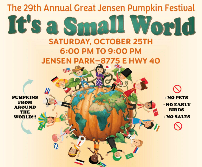 ‘It’s A Small World’ At The 29th Annual Great Jensen Pumpkin Festival