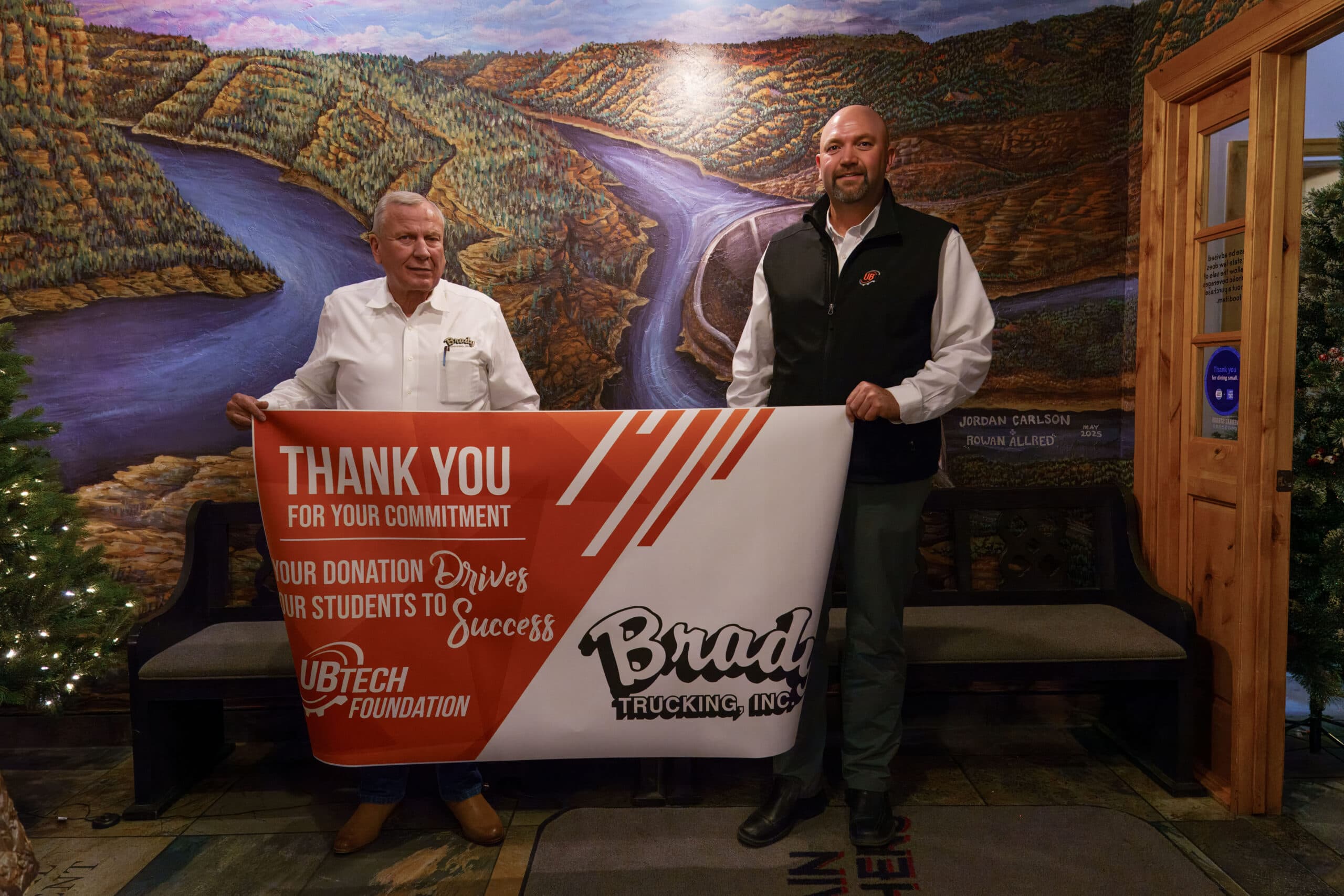 Brady Trucking Makes Valuable Donation To UBTech CDL Program
